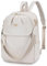 BAGZY Rucksack Damen Laptop Rucksack 15,6 Zoll Reiserucksack PU Leder Rucksack Wasserdicht Damen Rucksäcke Büchertasche Tagesrucksack für Kabine/Hochschule/Büro