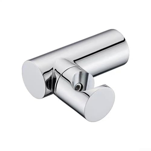 Brausehalter, 80 x 62 mm, Messing, Wandhalterung, Ersatz für Duschköpfe im Badezimmer (Chrom)