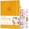 Clever Fox Tagebuch für Bibelstudium, Kirchennotizen, Notizbuch, Notiz- und Tagebuch-Set, religiöse Geschenke und Zubehör (bernsteinfarben, kleiner als A4 (17,8 x 25,4 cm)