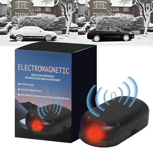 Figskey Electromagnetic Anti-Freezing Snow Removal Device, Winter Car De-icer, Efficient Snow Removal, Snow Removal Instrument(1 Pcs)