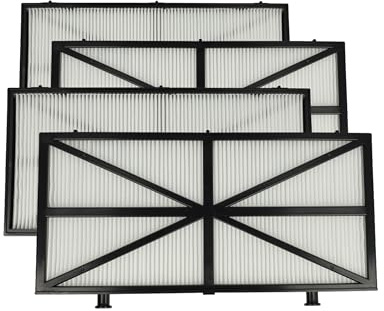 vhbw 4X Filtres Compatible avec Dolphin Prowler 820 | Premier, Master M5 aspirateur, nettoyeur piscine - Coussin filtrant, 27,7 x 13,3 x 1,3 cm