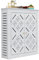 Radiator Cover Heating Cabinet Shelf Bathroom Floor Rack Louvered Grill Wall Stand Slatted Design Heater Cover with Top Storage Shelf for Living Room Home Office Furniture(50*80*20cm/19*31*8in)
