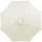 Auvent Housse de Rechange,3m Dessus De Parapluie De Remplacement pour 6/8Bras,Auvent de rechange pour parasol de terrasse,Convient Pour Le Jardin De La Cour(Support parapluie et base non inclus)