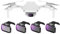 NEEWER ND Filter Set Kompatibel mit DJI Mini 4K/2 SE/SE/2/Mavic Mini (4 STK.) ND4 + ND8 + ND16 + ND32 Snap On Mehrschichtige HD Optisches Glas Neutraldichte Kamera Objektiv Filter Zubehör, FL-B39