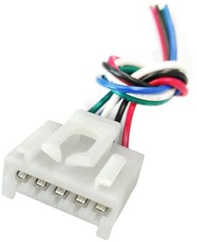KFZ Stecker Kompatibel mit FIAT für Panda 169 2003–2012 51277277 5PIN Rücklicht-Lampenträger-Anschlussstecker Reparaturstecker Verdrahtung vorverdrahtet