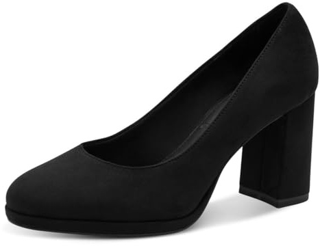 Tamaris Damen Pumps mit Blockabsatz, schwarz, 40 EU