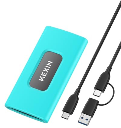 KEXIN 1TB External SSD Hard Drive USB 3.2 Type-c Portable Solid State Drive up to 1050MB/s Compatible with PC Mac/PS5/XBOX/Laptop