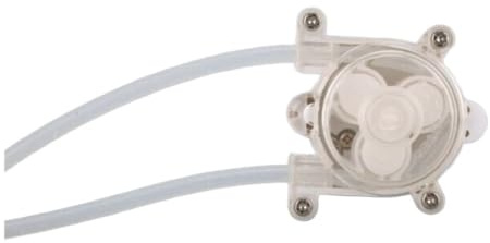 Tidevib Pompe doseuse péristaltique auto-amorçante 6 V pour laboratoire et aquarium, débit 80 ml/min, CC 6 V