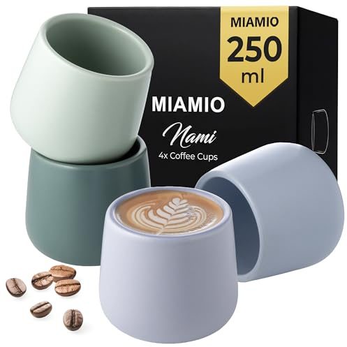 MIAMIO - tazas de café Set, cerámica Daily
