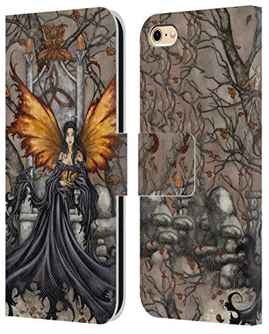 Head Case Designs Officially Licensed Amy Brown Queen Mab Folklore Leather Book Wallet Case Cover Compatible With Apple iPhone 6 / iPhone 6s