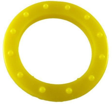 Schlüsselkennringe rund 28mm Durchmesser - gelb - 10 Stück - einzeln als 5er oder als 10er Set bestellbar - für runde Schlüsselköpfe, mit Tastzeichen, Schlüsselkappe, bunt