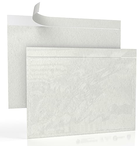 umschlag-discount – transparente Versandtaschen aus Folie für Lieferscheine, Rechnungen, Retourenscheine & Co – 250 Stück selbstklebende Lieferscheintaschen mit den Maßen 175 x 130 mm (DIN C6)