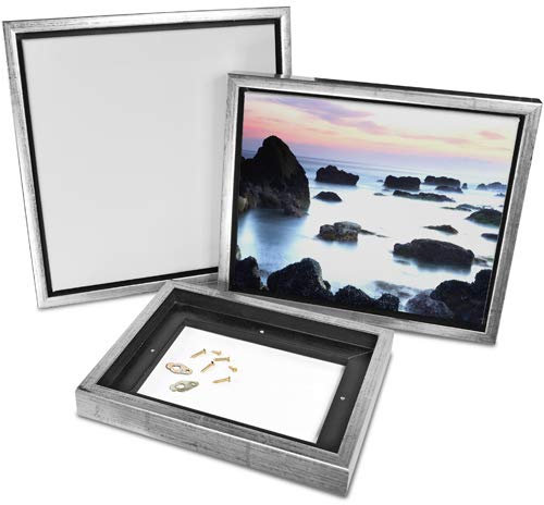 Besthobby Bilderrahmen für Keilrahmen - antiksilber (54x 64cm (50x60cm))