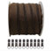 Rotoli da 25m Chiure Lampo Continua Nylon #5, con 10 Cursori Liberi Sfruttamenti di Metallo per Cucitura, Manualità, 25 metri (303)