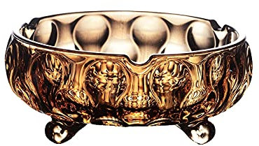 LUOFDCLDDD Cendrier, Cendrier En Verre, Cendres Cool Cendres Sans Fumée Cendres Portables Portables Cendrier Moules Cristal Cendrier de Cendres de Cendrier de Cendrier Pour Cabinet de Voiture Extérie