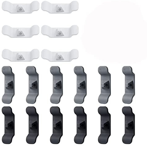 HyzaPhix Cord Organizer for Appliances, 6pcs/18pcs Kitchen Appliance Cord Winder Adhesive Cable Wrapper Holder Tidy Wire Storage Attachment for Mixer, Blender and Air Fryer (18)