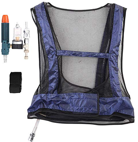 Atyhao Chaleco de Enfriamiento de Aire Comprimido de Acero para Soldadura, Chaleco de Aire Acondicionado de Tubo