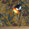 WTD 3578 Ginevra Papier peint intissé Motif arbres et feuilles Jaune/naturel/fleurs