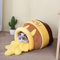 Multifunctional Cat Bed, Cute Honey Pot Shape Dog Cushion, Round Super Soft Cosy Warm Fleece Plush Puppy Beds With Covered, Cat Basket Perfect For Cats, Kittens, Puppy Dog