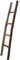 Biscottini Handtuchleiter für Badezimmer, 150 x 8 x 40 cm, dekorative Leiter aus Holz, Handtuchleiter aus Bambus, Holzleiter, Handtuchhalter, zur Wandmontage aus Metall