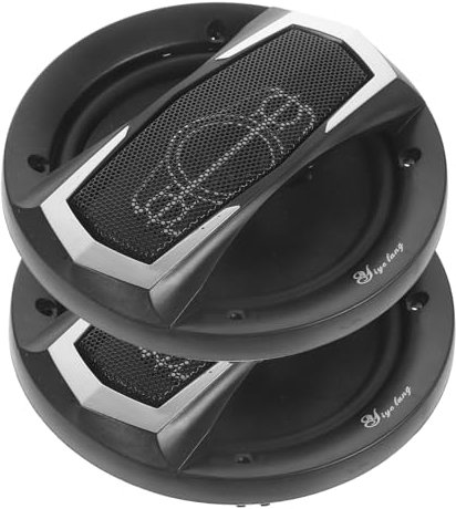 LIFKOME 6-Zoll Autoradio Lautsprecher Paar 35w/600w für Auto Schwarz
