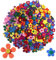 200 Stück bunte Filzblumen, Patch-Aufkleber, handgefertigte Filzblumen, Stoff-Blumendekoration, Bastelfilz-Applikationen, geeignet für Kunst-DIY, Kunsthandwerk
