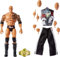 Mattel WWE Ultimate Edition Actionfigur & Zubehör, 15,2 cm The Rock Sammelset, austauschbare Köpfe & Hände, 30 Gelenkpunkte