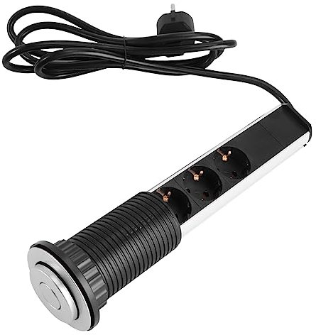 OSALADI De Corriente Retráctil Enchufes y Puertos USB Mecanismo Seguro y Amigable para Cocinas y Oficinas