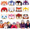 Wirhaut 12 Stück Son-i Cosplay Party Masken, Karikatur Kinder Party Masken, Maske Party Geburtstag Deko für Jungen Mädchen Kinder Maskerade Cosplay Party Karneval Weihnachten