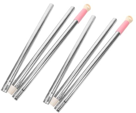 Amosfun 2 Stück Edelstahl Ersatzstiel Für Wischmopp Und Bodenwischer 3 Stück Verstellbar Für Haushalt Büro Küche Langlebig Und Vielseitig