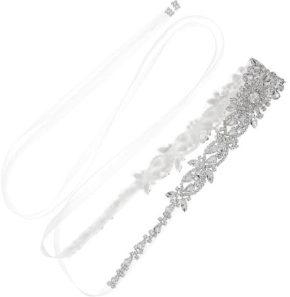 CONGARTENO 1 Pezzo Di Decorazione Da Sposa in Argento Per Cintura Decorativa Da Donna