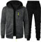 JUZILO Prime of Day Angebote 2024 Startseite laufbekleidung Herren Winter Herren Freizeitanzug präsentationsanzug Herren y2k Jogginganzug Jogginghose Herren extra Lange Beine Herren karo-Jacke