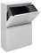 Arregui CR601-B04 Poubelle de recyclage en acier à 4 compartiments | 23 + 11 + 17 + 17 l (68 L) | Poubelle de cuisine | Conteneurs de recyclage pour la maison | avec seau 24 l pour récipients | Blanc
