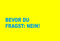 Hanra Postkarte Bevor du fragst: NEIN!, Spruch, Lustig, Postkarte, Gute Laune, Lustige Postkarte, Geschenkkarte 11,5x17,0 cm