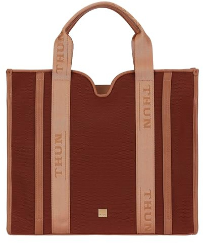 THUN - Shopper, groß - Polyester, PU, Metall - Kollektion Sempre con me - 40 x 13 x 35 cm