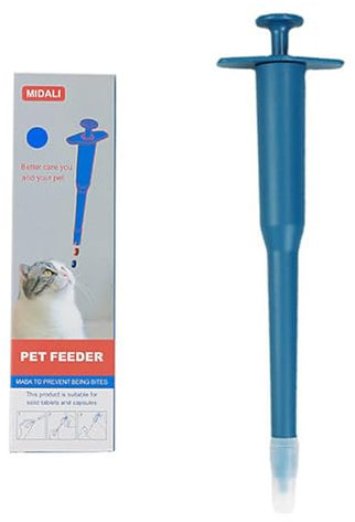 1Pcs Animal Medicine Feeder Cat Tablet Dispenser Shooter Reusable with Silicone Tip for Dogs Cats Birds cat pill dispenser