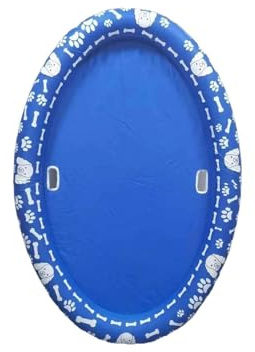 Flotadores Para Perros De Piscina Colchoneta inflable resistente a arañazos | Balsa De Perro Gato Y Cachorro Mascotas En El Agua Natación En El Lago Estanque Río Playa Y Verano