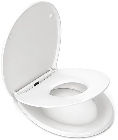 Futura Family Toilet Seat with Child Seat, Soft Close, Quick Release