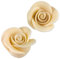 24 Rosen aus Marzipan, gross, weiss