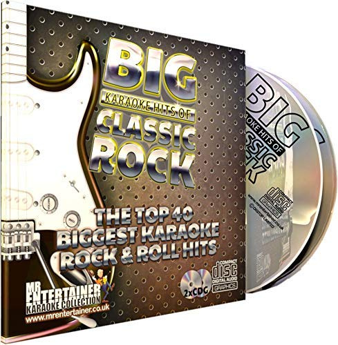 Mr Entertainer Big Karaoke Hits of Classic Rock - Double CD+G (CDG) Pack. 40 Top Rock Songs. Rockmusik