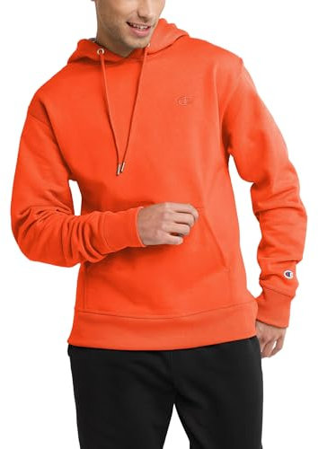 Champion, Powerblend, Felpa con Cappuccio in Pile Confortevole, Felpa da Uomo (Reg. O Big & Tall), Medium
