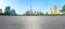 Holz-Bild 90 x 70 cm: Leerer quadratischer Boden und modernes Stadt-Skyline-Panorama in Shenzhen, China(102338028)