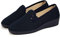 N/S CoboFamily Zapatillas de Estar por Casa Mujer Verano Otoño Invierno, Zapatillas Casual Cómodas Respirables, Zapatos de Rejilla con Tacón Cuña y Punta Cerrada Multicolor, Suela Caucho (Marino, 40)
