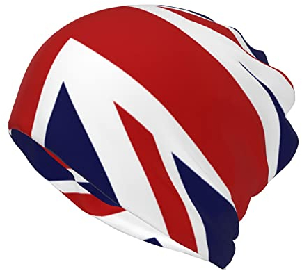 Strickmütze mit Union Jack Flagge Hut für Herren Damen, UK Union Jack Flagge -010, Einheitsgr��e