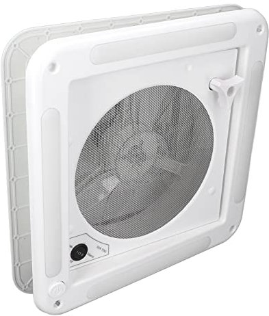 Ventilateur de Toit pour Camping-Car, Ventilateur de Toit Réversible 12 V 3,6 W pour Bateau de Camping-Car