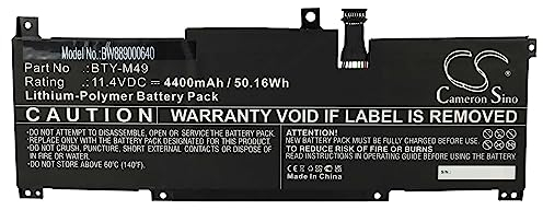 vhbw batteria compatibile con MSI Prestige 14 A11SCX-205, A11SCXT (MS-14C4), Evo A11M-003ES notebook (4400mAh, 11,4V, Li-Poly)