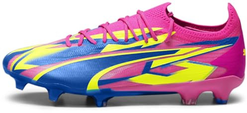 PUMA Ultra Ultimate Energy - Tacos de fútbol firmes (Numeric_10), color rosa