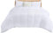 Utopia Bedding Bettdecke 155 x 220 cm, Ganzjahresbettdecke 280 GSM Füllung, Mikrofaser Steppdecke (weiß)
