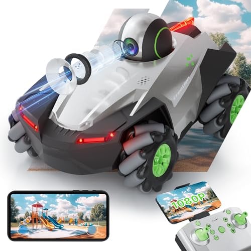 Lphianx Remote Control Car Age 8+ with Camera for kids,RC Car with 5G FPV 1080P HD Camera, FPV Car Toys 2 Batteries for 60 Mins Play, Gifts for Kids Boys Girls