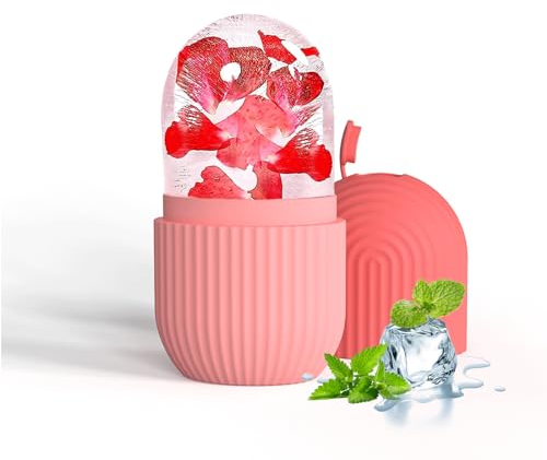 Shefave Ice Roller Gesicht, Eisroller Gesicht Straffung, Gesichtsroller für Anti-Aging Falten Straffen Dunkle Ringe Reduzieren Muskelkater, Skincare Tools, Migräne, Schmerzlinderung